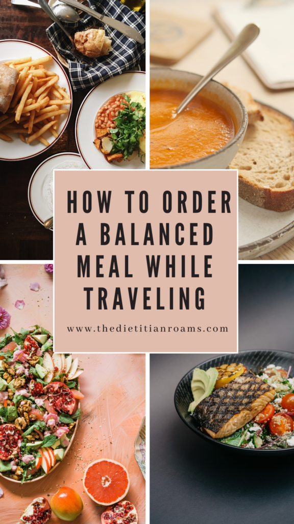 how to order a balanced meal